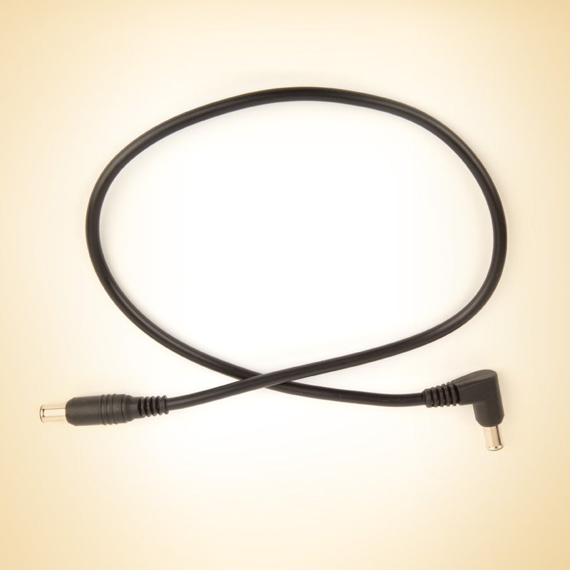 STRYMON DC POWER CABLES STRAIGHT TO RIGHT ANGLE 18" - SINGLE