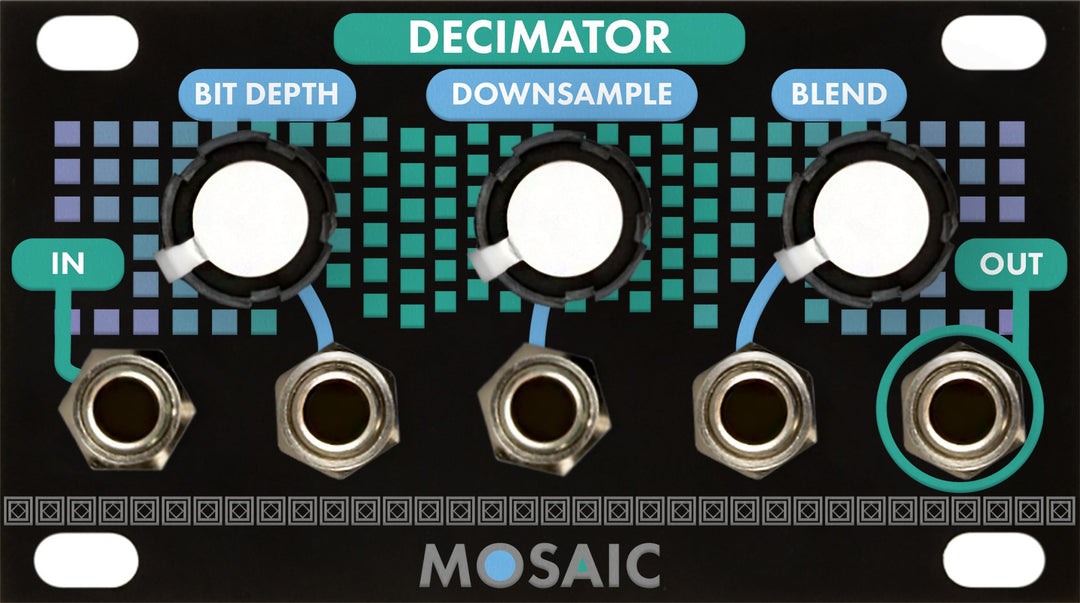 MOSAIC 1U DECIMATOR BLACK