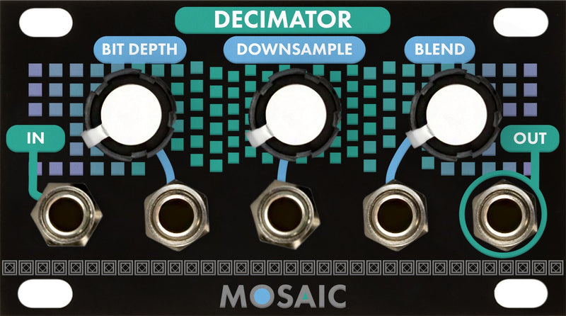MOSAIC 1U DECIMATOR BLACK