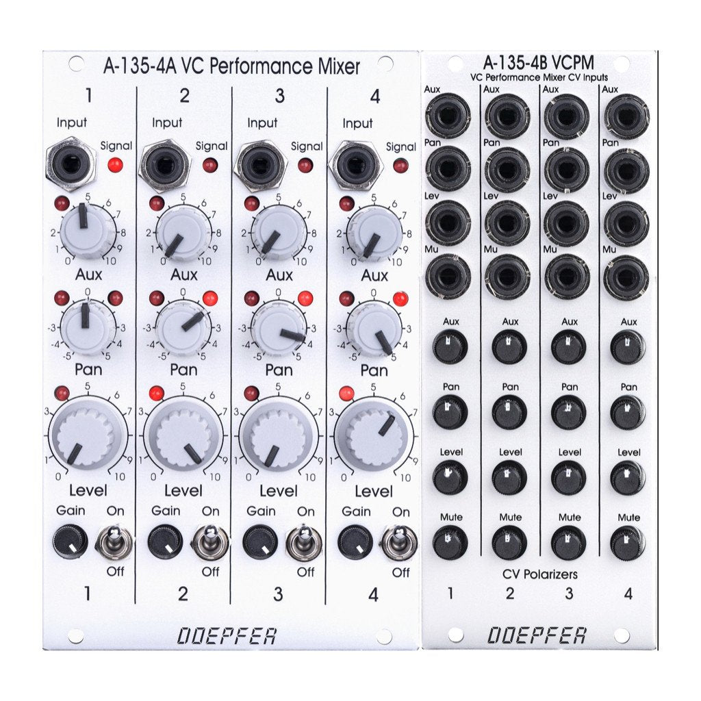 DOEPFER A-135-4A - A-135B VOLTAGE CONTROLLED PERFORMANCE MIXER MODULES