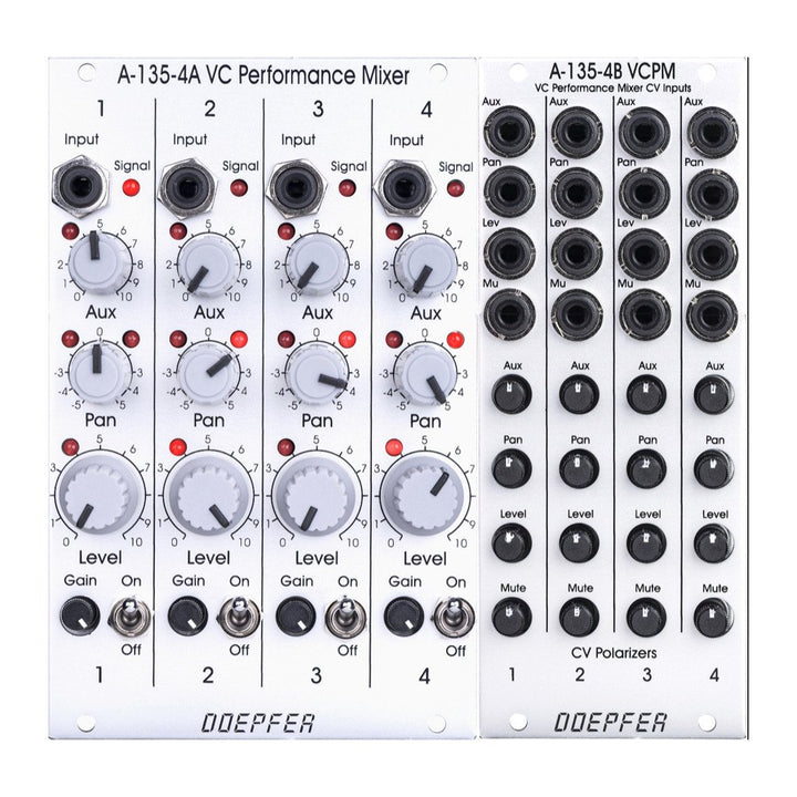 DOEPFER A-135-4A - A-135B VOLTAGE CONTROLLED PERFORMANCE MIXER MODULES