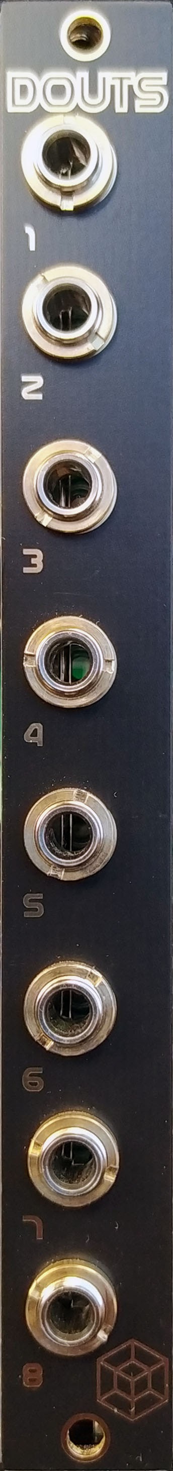 TESSERACT MODULAR DOUTS 3HP DIRECT OUTS FOR TEX MIX