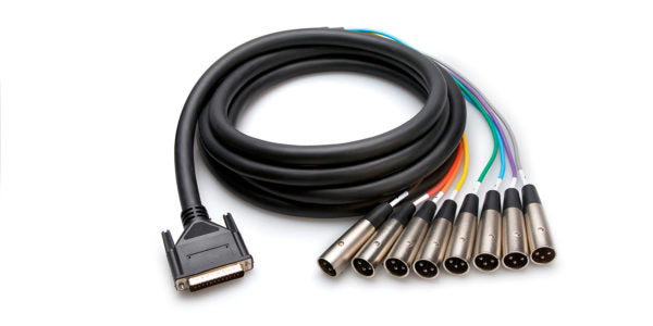 HOSA DTM-803 BALANCED SNAKE DB25 TO XLR3M 3M
