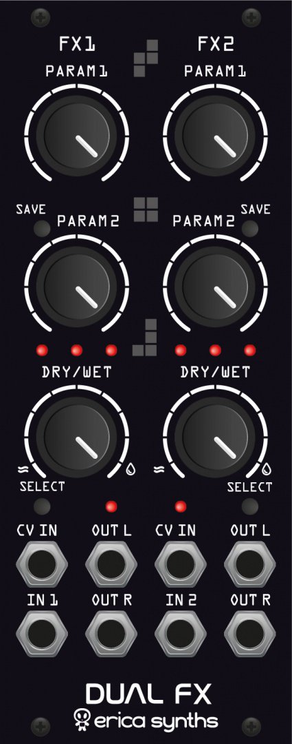 ERICA SYNTHS DUAL FX BLACK