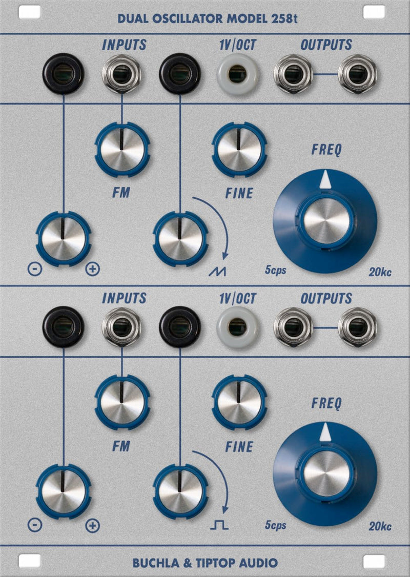 TIPTOP AUDIO BUCHLA 200 SERIES DUAL OSCILLATOR MODEL 258T