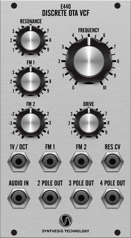 SYNTHESIS TECHNOLOGY E440 DISCRETE OTA FILTER