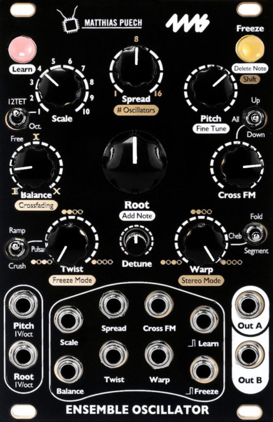 4MS ENSEMBLE OSCILLATOR BLACK