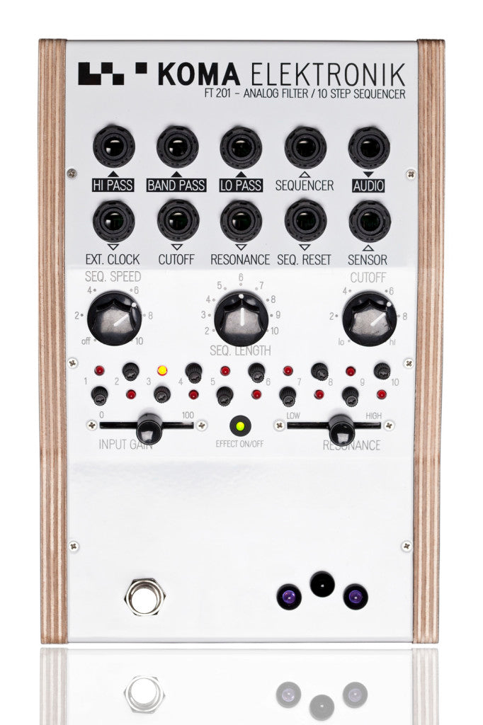 KOMA FT201 ANALOG FILTER - 10 STEP SEQUENCER