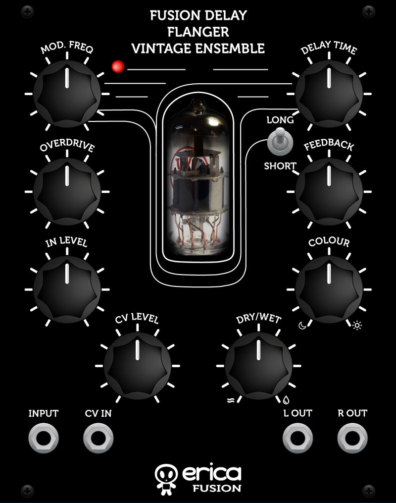 ERICA SYNTHS FUSION DELAY - FLANGER - VINTAGE ENSEMBLE