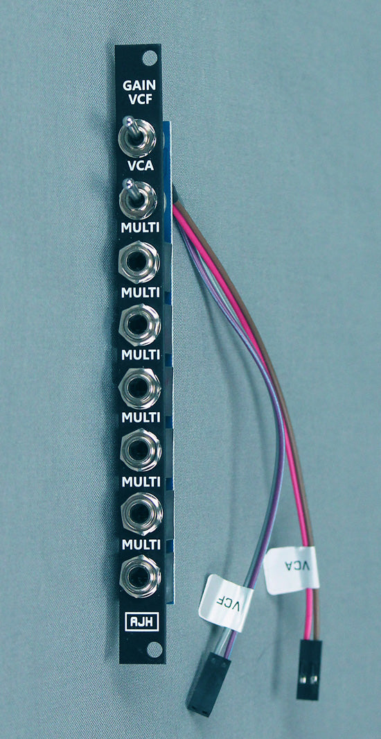 AJH SYNTH GAIN SWITCH MULTI : BLACK