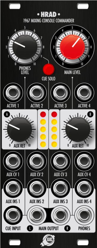 XAOC FACEPLATES BLACK PANEL
