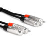 HOSA HRR-015X2 PRO STEREO INTERCONNECT DUAL REAN RCA TO SAME 15FT