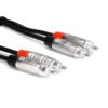 HOSA HRR-003X2 PRO STEREO INTERCONNECT DUAL REAN RCA TO SAME 3FT