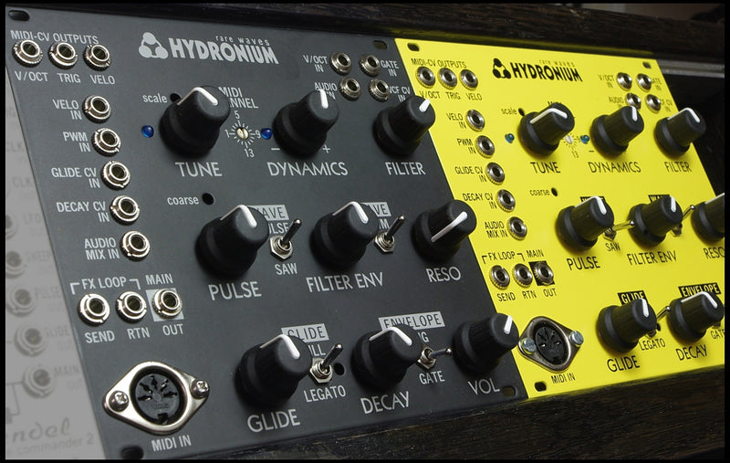 RARE WAVES HYDRONIUM EURORACK YELLOW