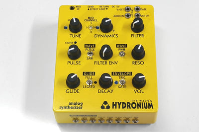 RARE WAVES HYDRONIUM TABLETOP YELLOW