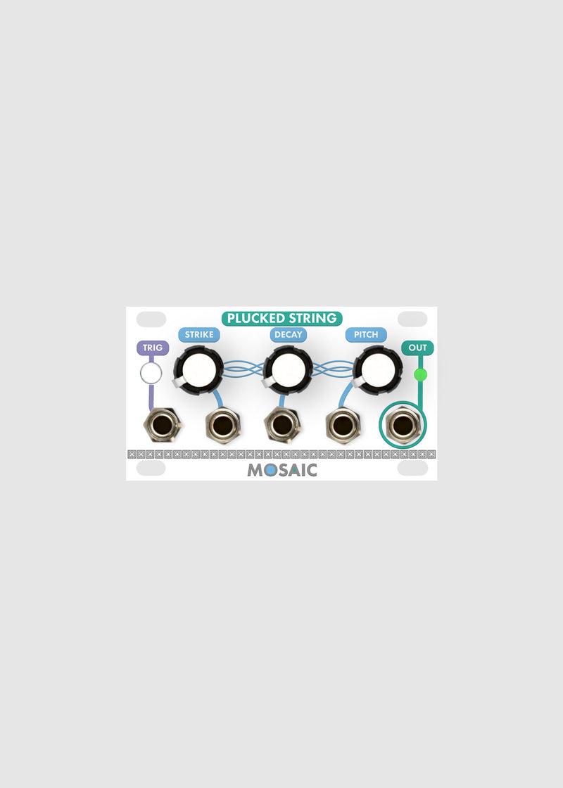 MOSAIC 1U PLUCKED STRING WHITE