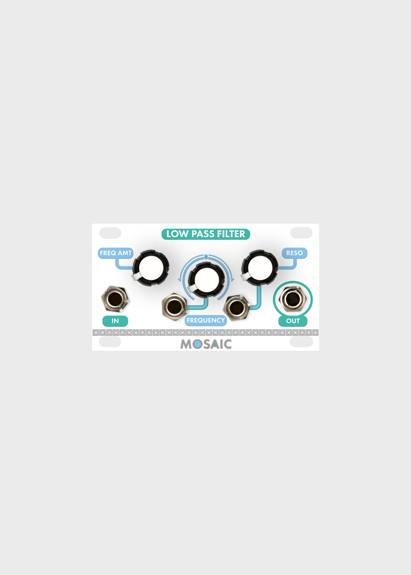 MOSAIC 1U LOW PASS FILTER WHITE