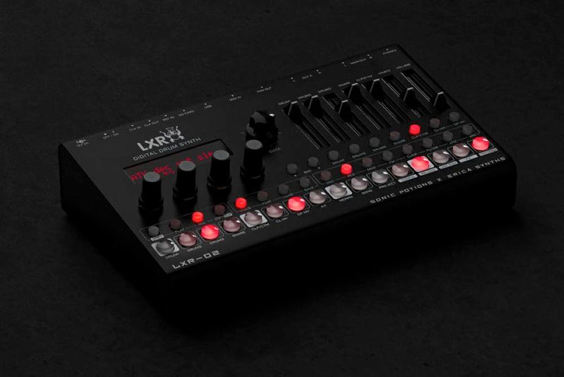 ERICA SYNTHS SONIC POTIONS DRUM SYNTHESIZER LXR-02 DESKTOP