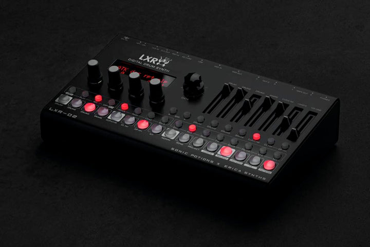 ERICA SYNTHS SONIC POTIONS DRUM SYNTHESIZER LXR-02 DESKTOP