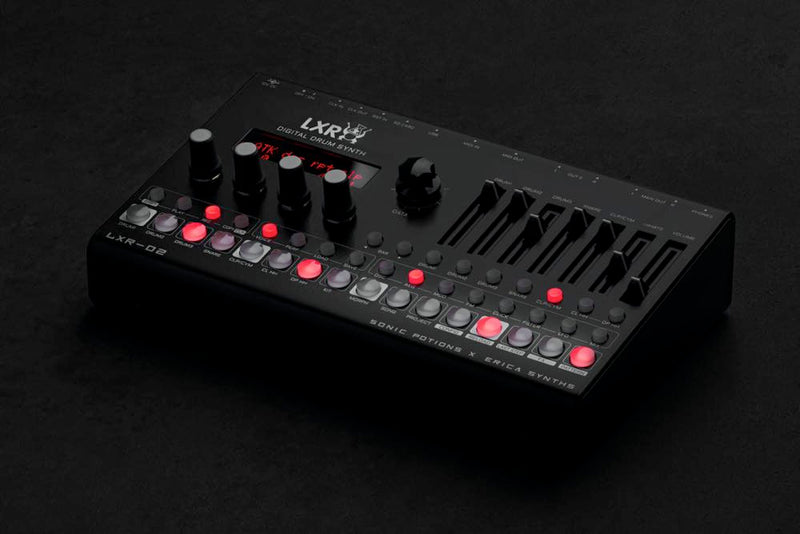 ERICA SYNTHS SONIC POTIONS DRUM SYNTHESIZER LXR-02 DESKTOP