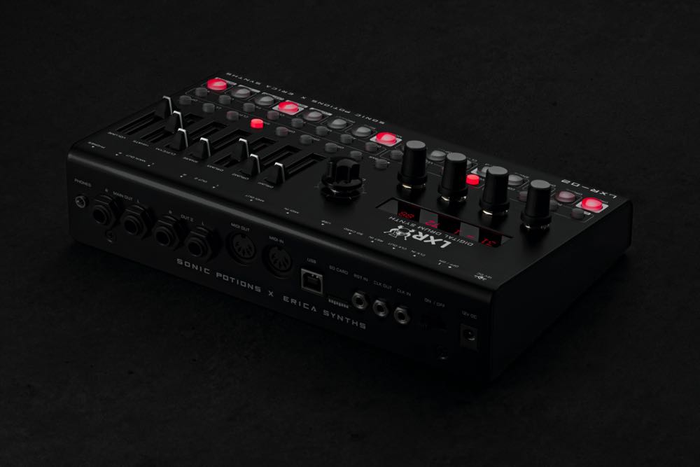 ERICA SYNTHS SONIC POTIONS DRUM SYNTHESIZER LXR-02 DESKTOP