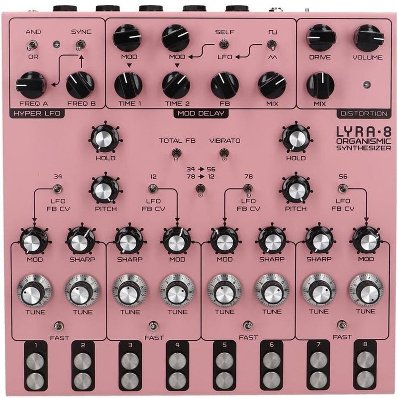 SOMA LABORATORY LYRA-8 ORGANISMIC DRONE SYNTH PINK