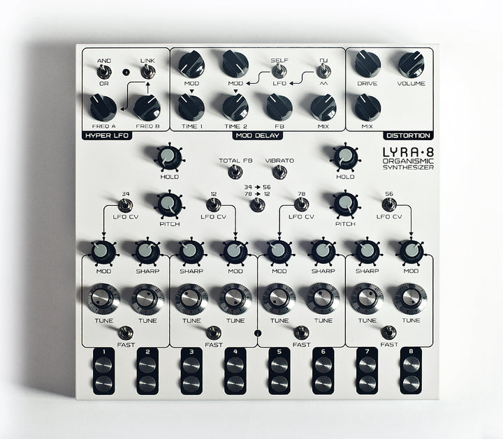 SOMA LABORATORY LYRA-8 ORGANISMIC DRONE SYNTH WHITE
