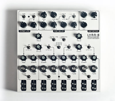 SOMA LABORATORY LYRA-8 ORGANISMIC DRONE SYNTH WHITE