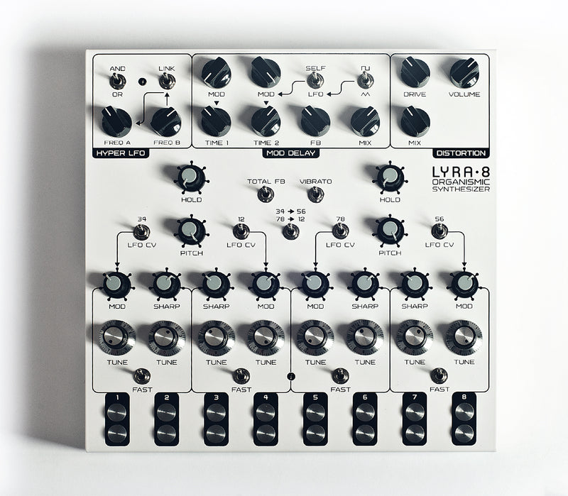 SOMA LABORATORY LYRA-8 ORGANISMIC DRONE SYNTH WHITE
