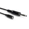 HOSA MHE-310 HEADPHONE ADAPTOR CABLE 3.5MM TRS TO 1/4 IN TRS 10FT