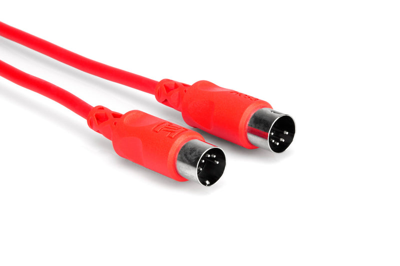 HOSA MID-315RD MIDI CABLE 5-PIN DIN TO SAME 15FT