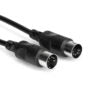 HOSA MID-310BK MIDI CABLE 5-PIN DIN TO SAME 10FT