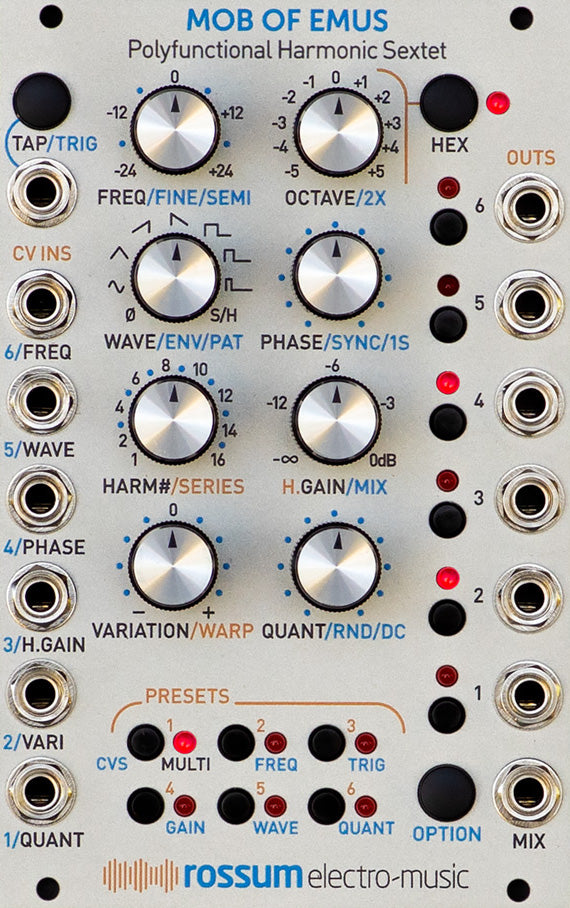 ROSSUM ELECTRO-MUSIC MOB OF EMUS