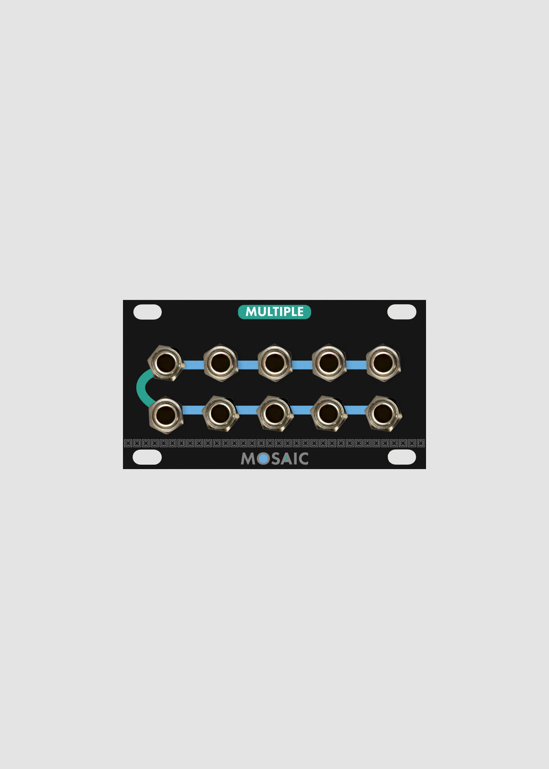 MOSAIC 1U MULTIPLE BLACK