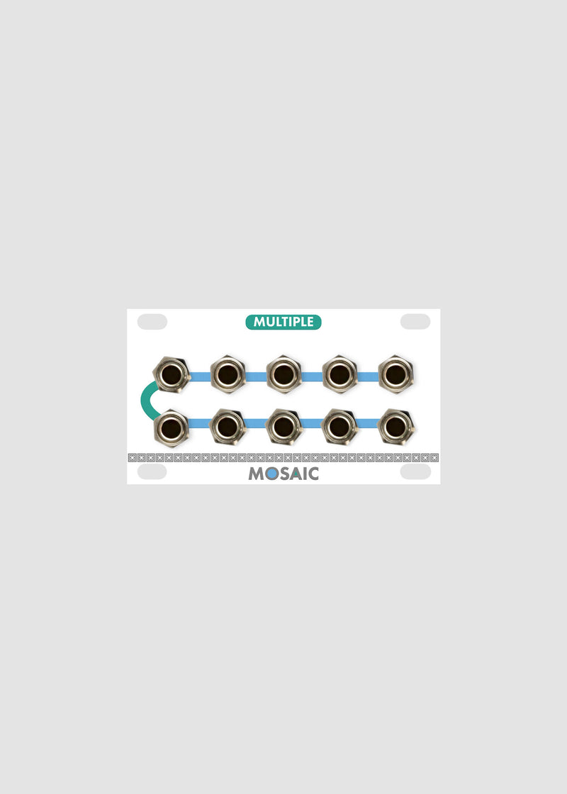 MOSAIC 1U MULTIPLE WHITE