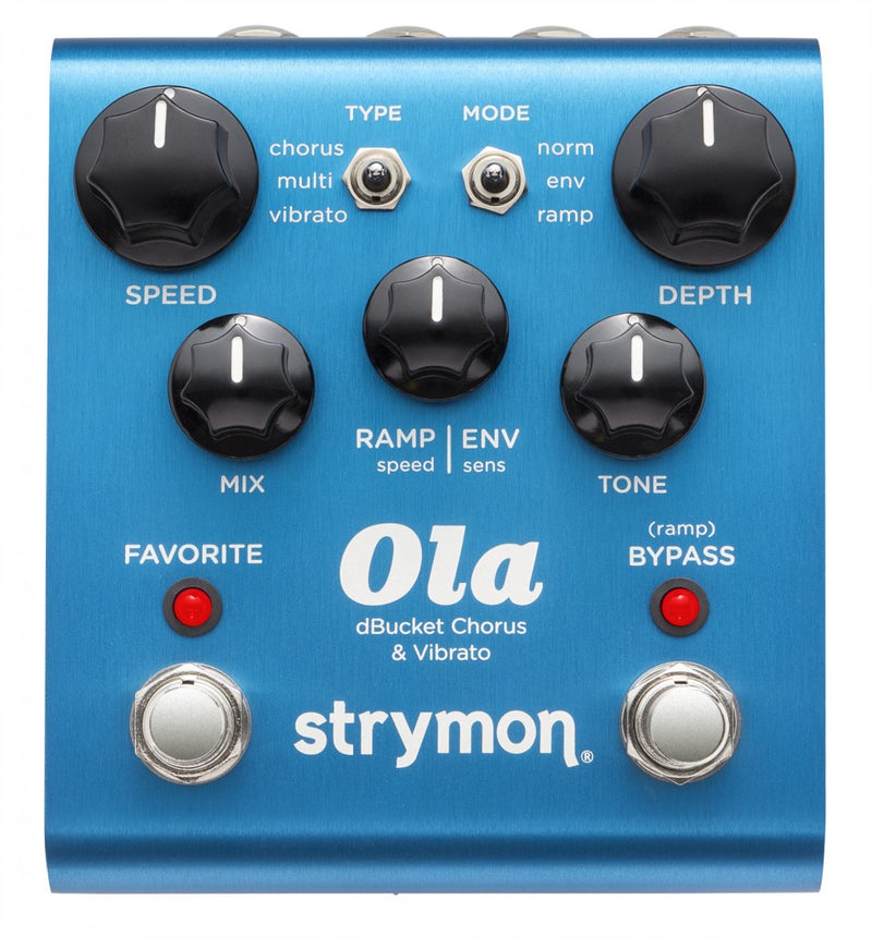 STRYMON OLA DBUCKET CHORUS AND VIBRATO