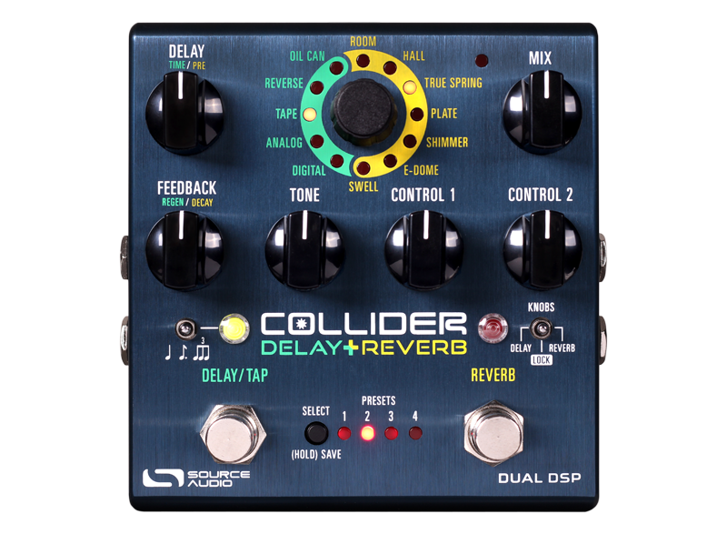 SOURCE AUDIO COLLIDER DELAY + REVERB