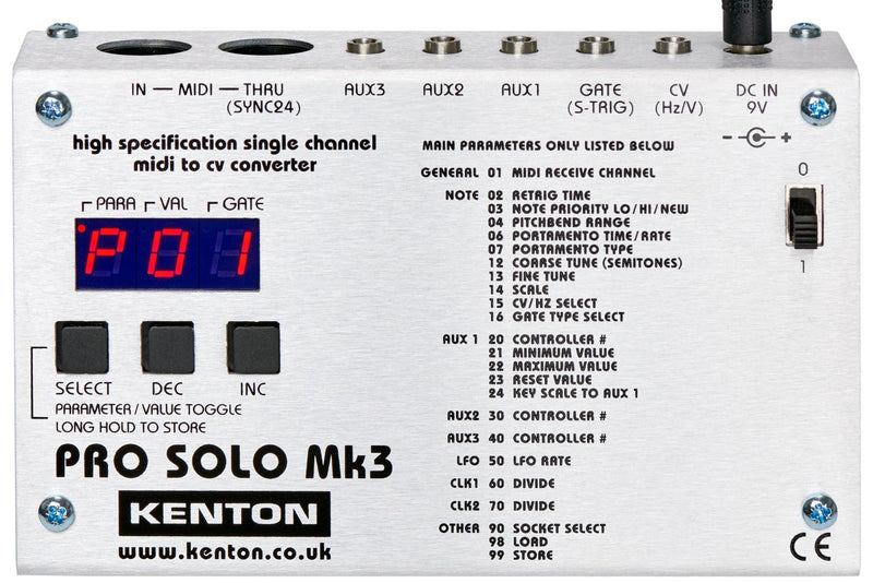 KENTON PRO SOLO MK3