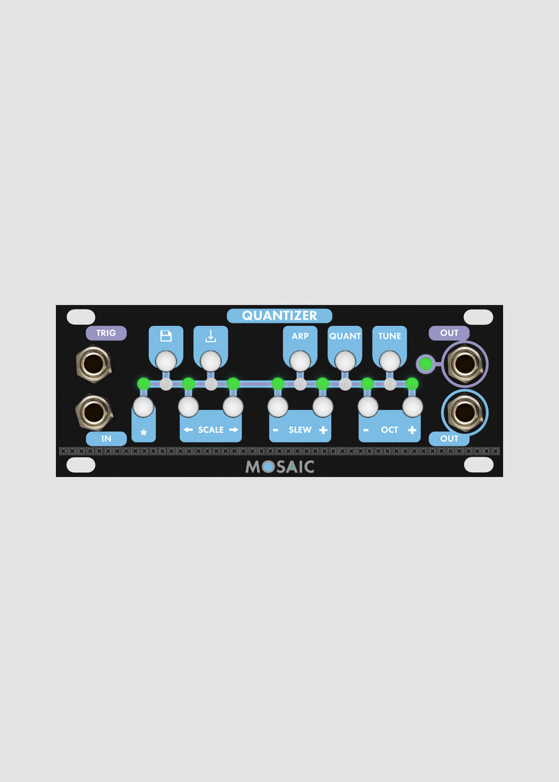 MOSAIC 1U QUANTIZER BLACK