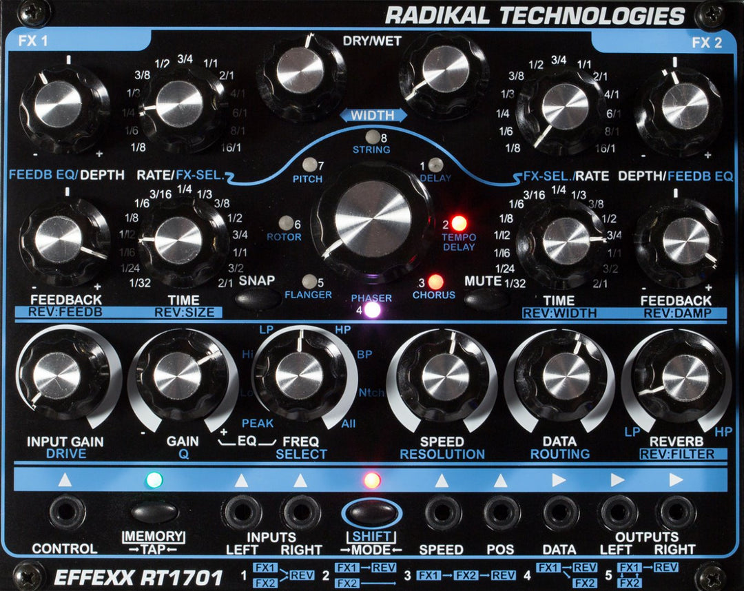 RADIKAL TECHNOLOGIES RT-1701 EFFEXX MULTI FX PROCESSOR