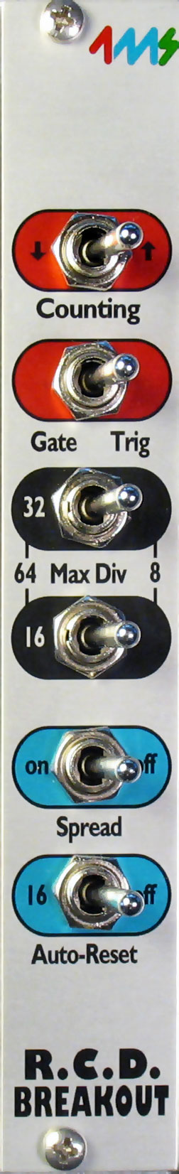4MS RCD ROTATING CLOCK DIVIDER BREAKOUT