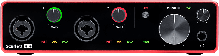 FOCUSRITE SCARLETT 4i4 : 3RD GEN