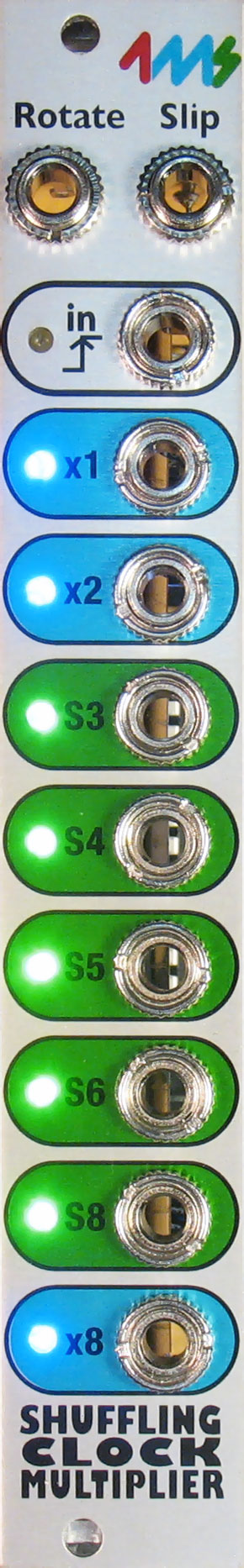 4MS SHUFFLING CLOCK MULTIPLIER v2 SCM