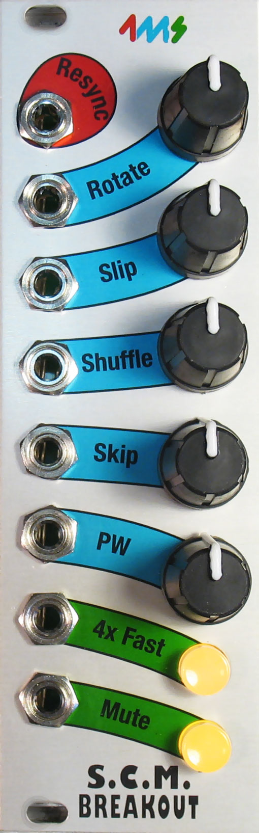 4MS SHUFFLING CLOCK MULTIPLIER v2 SCM BREAKOUT