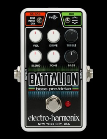 ELECTRO-HARMONIX NANO BATTALION BASS PREAMP &amp; OVERDRIVE