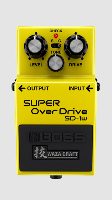 BOSS SD-1W SUPER OVERDRIVE WAZA CRAFT PEDAL