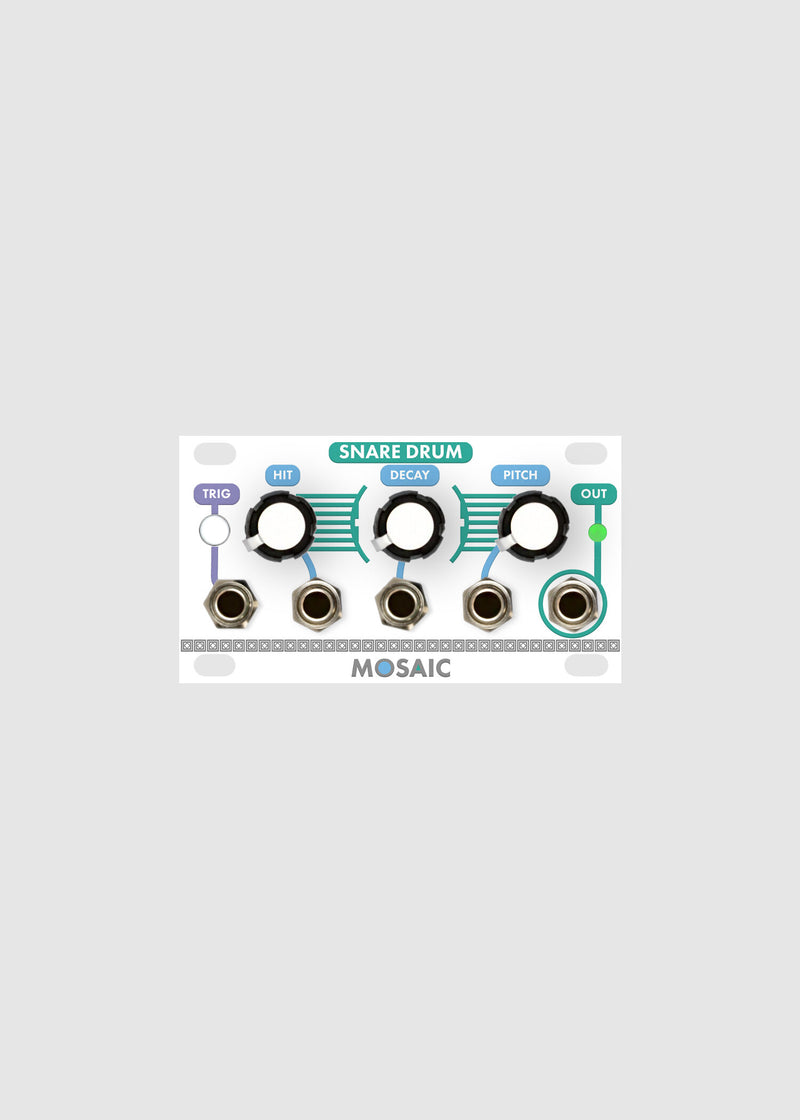 MOSAIC 1U SNARE DRUM WHITE