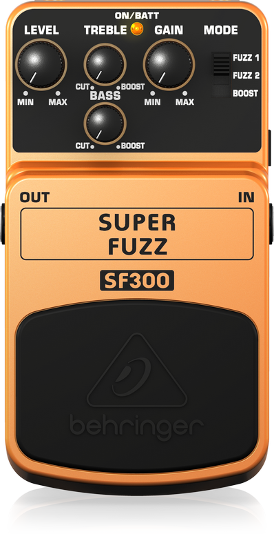 BEHRINGER SF300 SUPER FUZZ-DISTORTION PEDAL