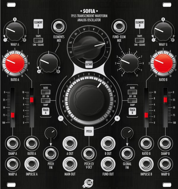 XAOC FACEPLATES BLACK PANEL