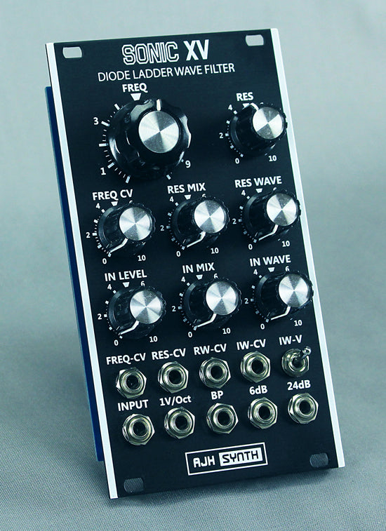 AJH SYNTH SONIC XV DIODE LADDER FILTER BLACK